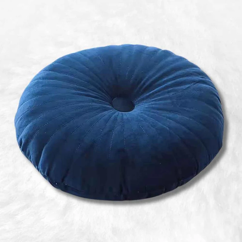 Coussin Yoga Rond Marine !