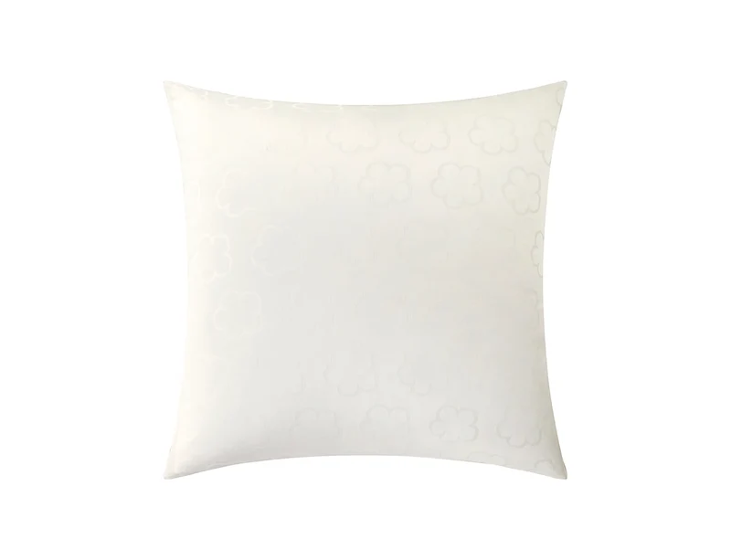 Taie d'oreiller Satin Jacquard - K HANADOT Blanc