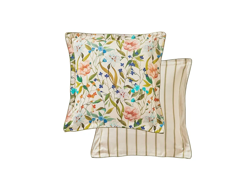 Taie d'oreiller Satin de coton - GIARDINO Naturel