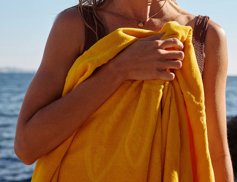 Drap de plage - ZEUS Jaune