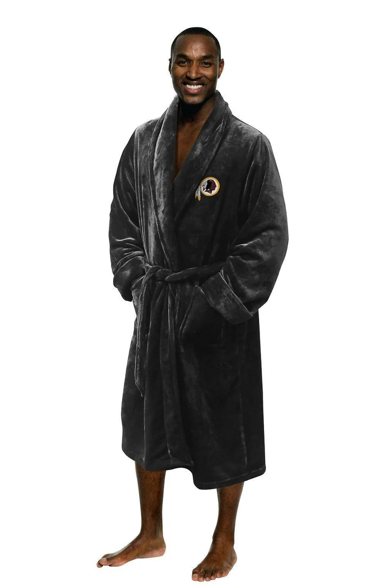 Washington Redskins Men's Silk Touch Plush Bath Robe