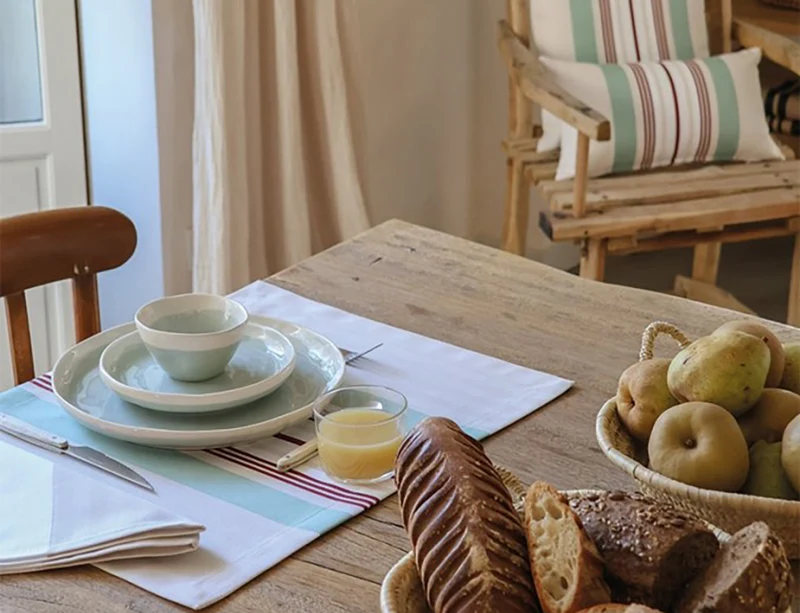 Set de table Coton - DONIBANE Eucalyptus