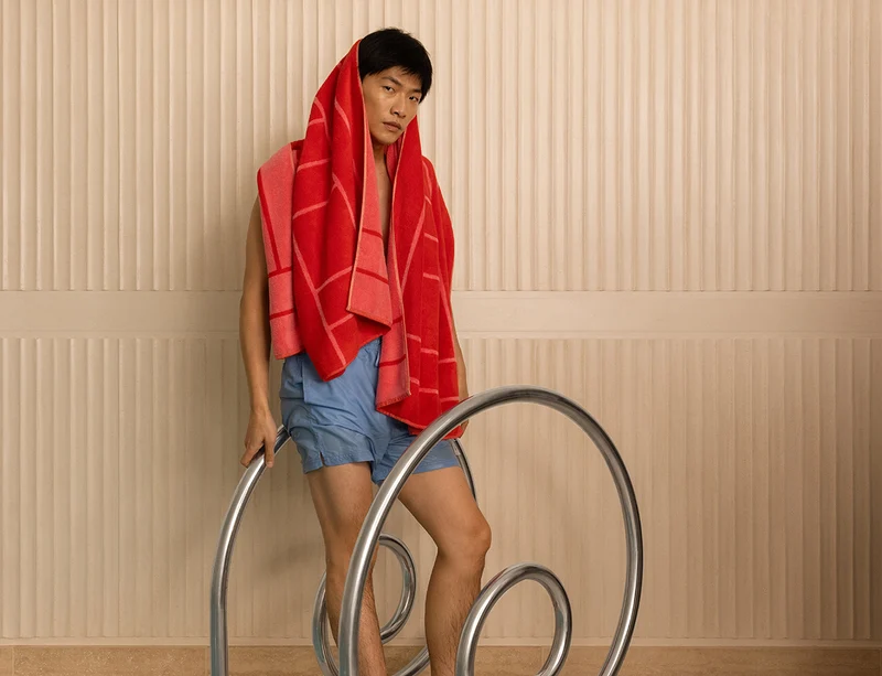 Drap de plage - K TATAMI Rouge