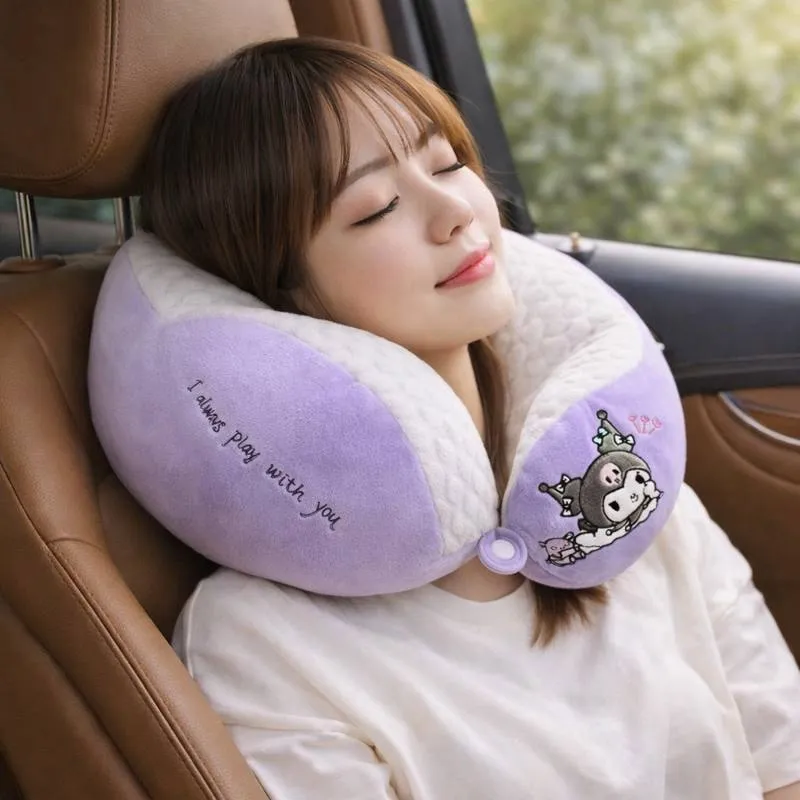 Coussin de Voyage Mignon violet !