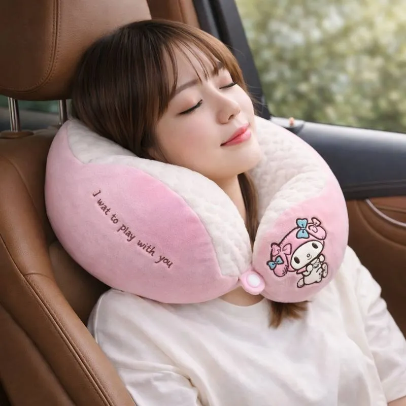 Coussin de Voyage Mignon rose !