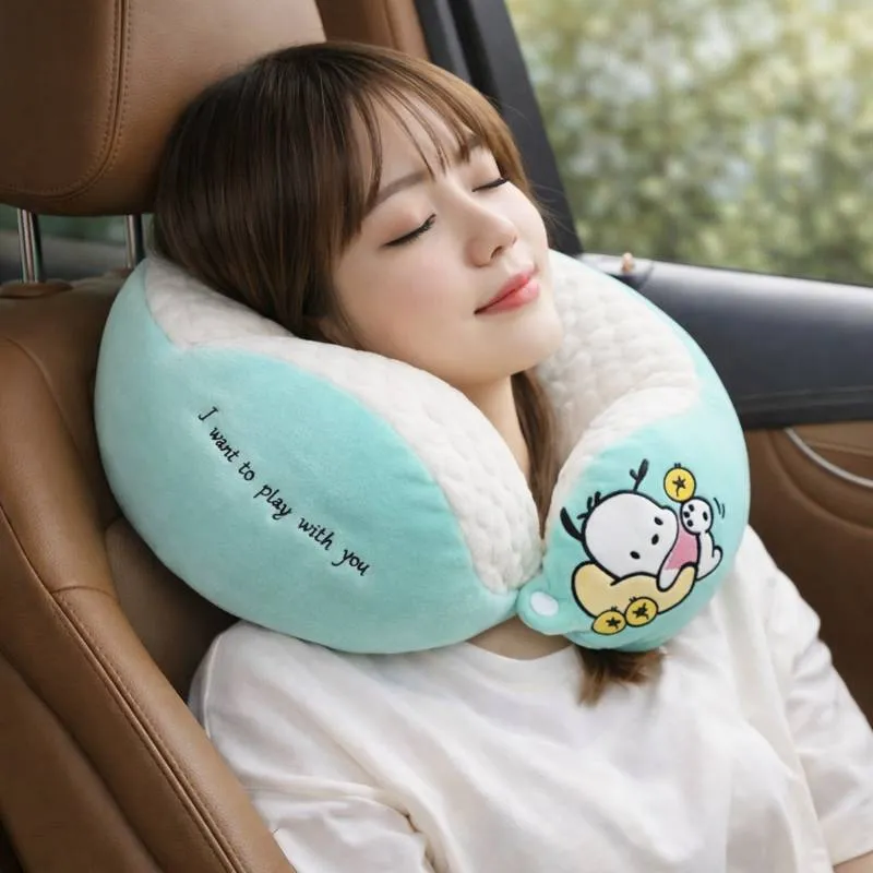 Coussin de Voyage Mignon vert !