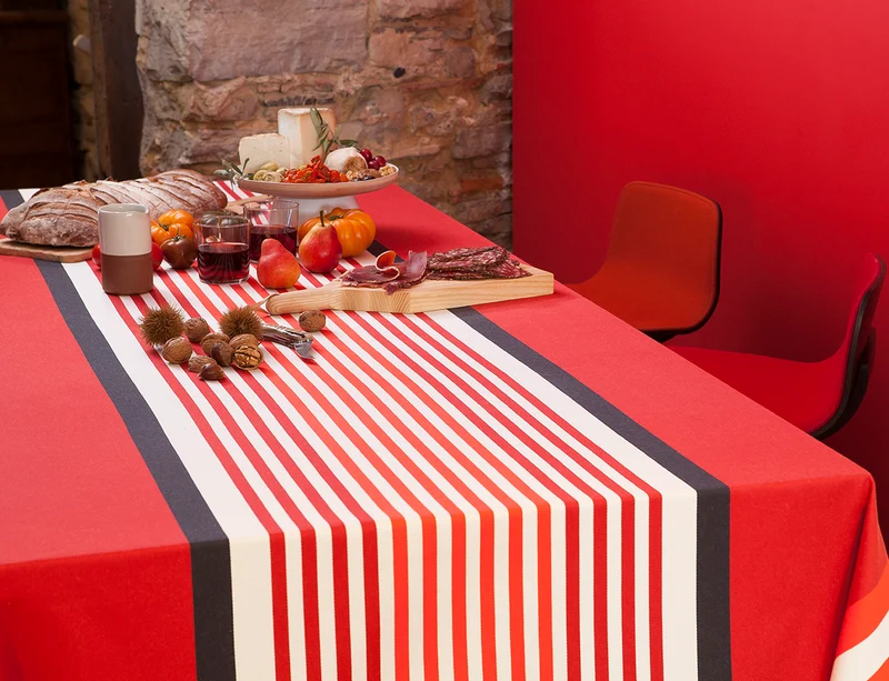 Nappe Coton - AINHOA Piment