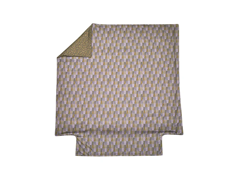 Taie de traversin Satin de coton - MIX AND MATCH Lilas