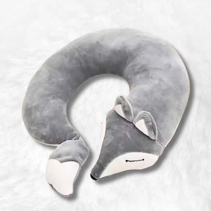 Coussin de Voyage renard gris !