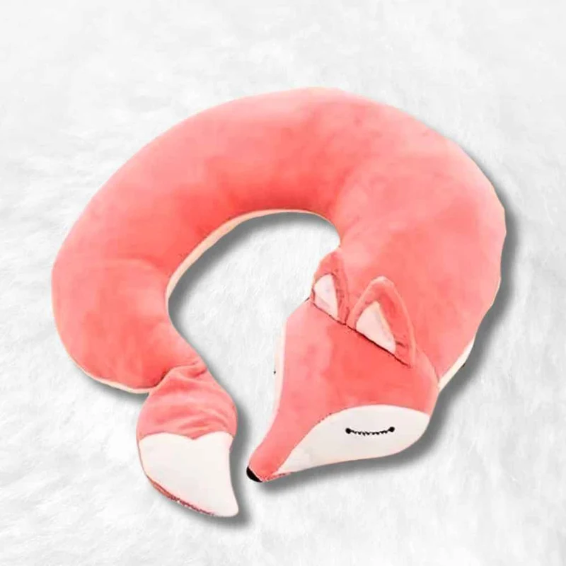 Coussin de Voyage renard rose !