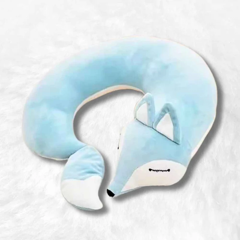 Coussin de Voyage renard bleu !