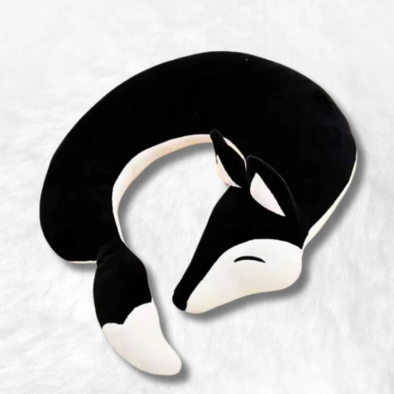 Coussin de Voyage renard noir !