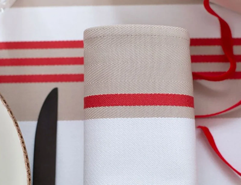 Serviette de table Coton - DONIBANE Fraise
