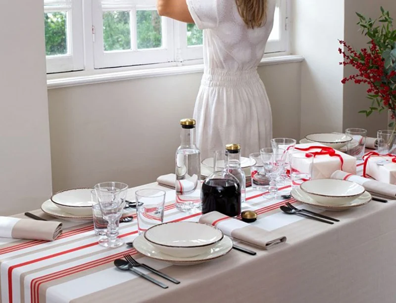 Nappe Coton - DONIBANE Fraise