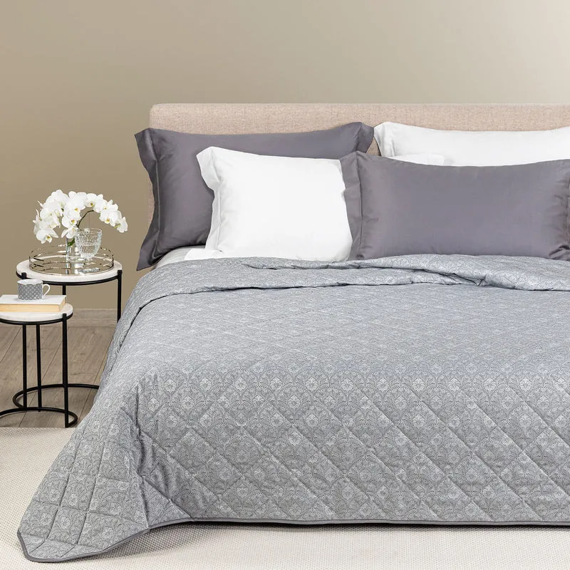 Copriletto Primaverile Danubio in Raso Jacquard 80 gr/mq