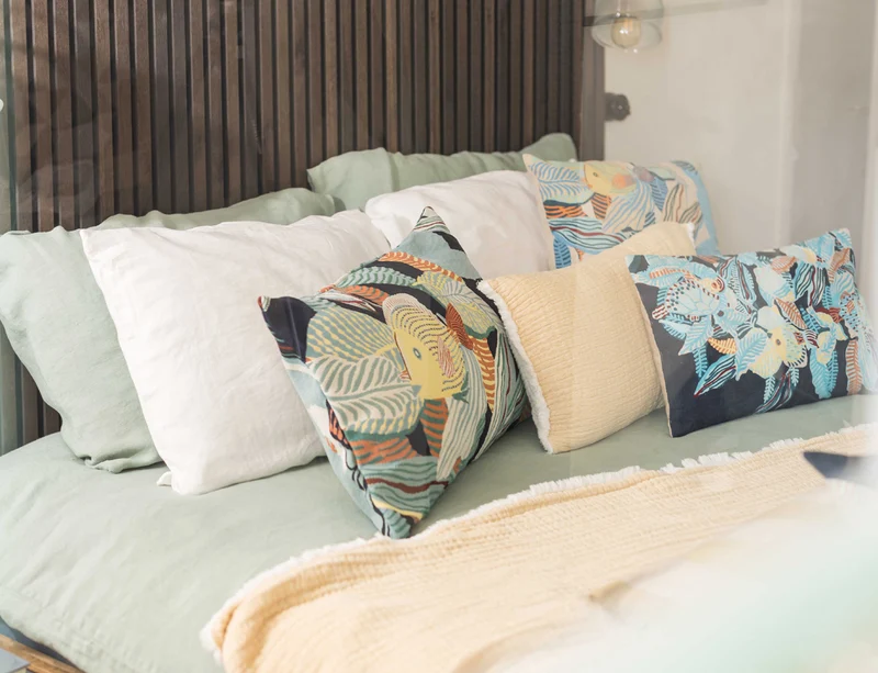Coussin Imprimé - DORI Lagon