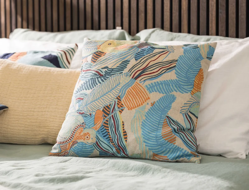 Coussin Imprimé - DORI Lagon
