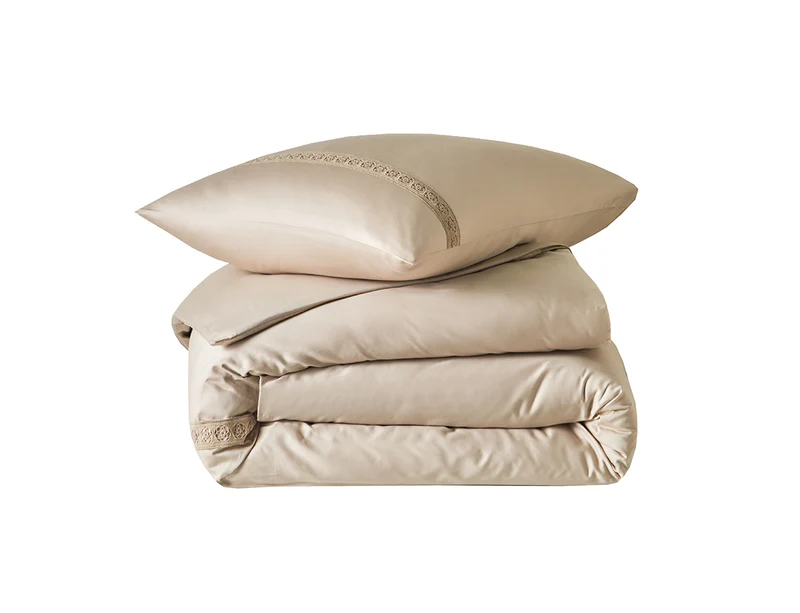 Taie d'oreiller Satin de coton - HERITAGE Chanvre