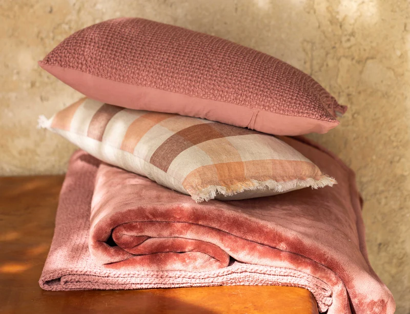 Coussin Imprimé - KATE Terra Cotta