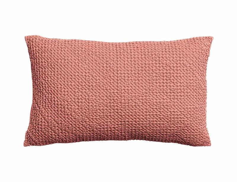 Coussin Nid d'abeille coton recyclé - MAIA