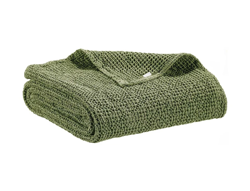 Plaid Nid d'abeille coton recyclé - MAIA