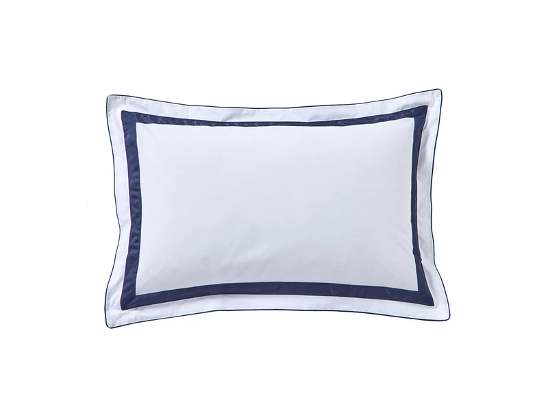 EGERIE Bleu Corinthe - Percale mercerisée
