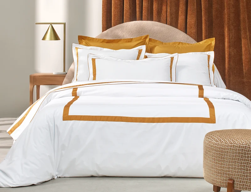 Housse de couette Percale de coton - EGERIE Ambre
