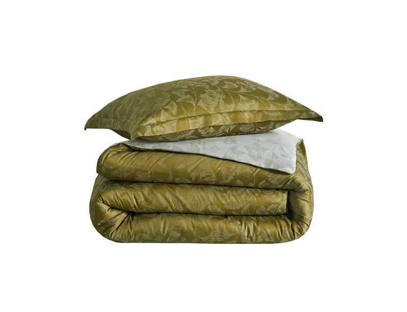 GINGKO Olive Satin Jacquard