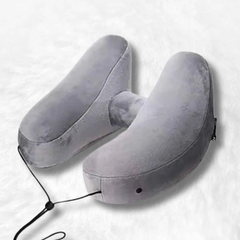 Coussin Cervical de Voyage gris !