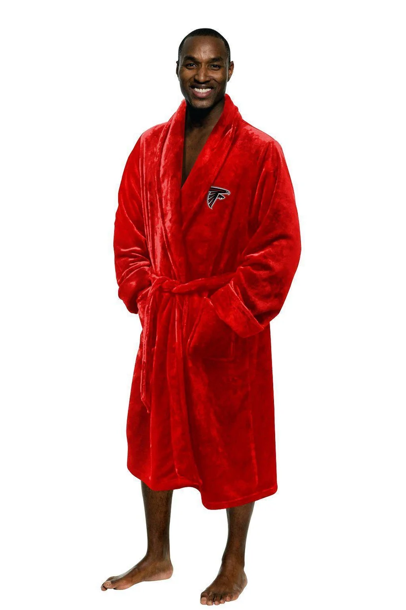 Atlanta Falcons Men's Silk Touch Plush Bath Robe