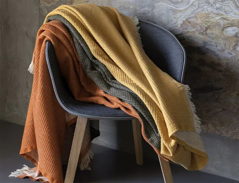Plaid Laine mérinos - EMPREINTES