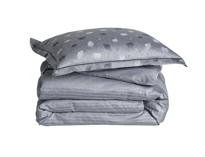 Housse de couette Satin Jacquard - KYOTO Graphite