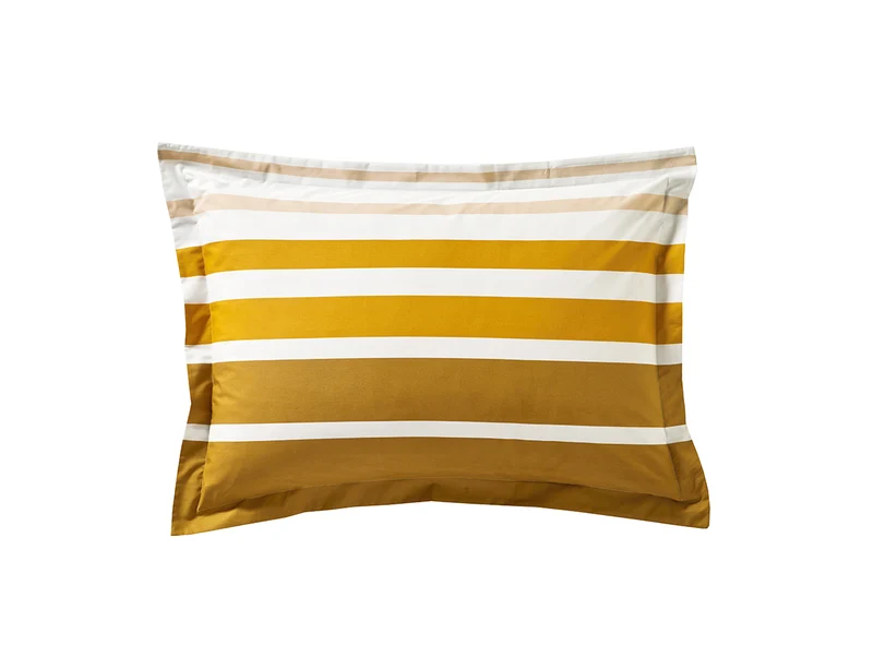 Taie d'oreiller Percale de coton - GRAND LARGE Ocre