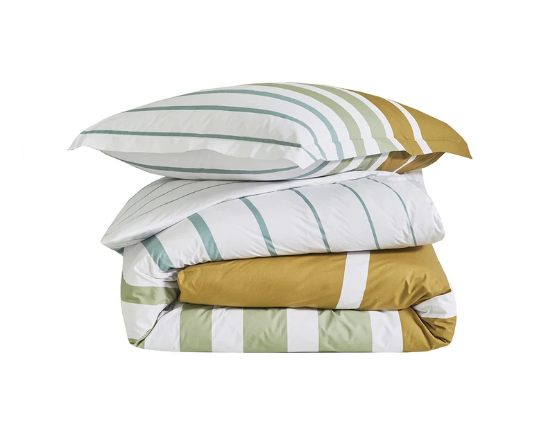 Taie d'oreiller Percale de coton - GRAND LARGE Kaki