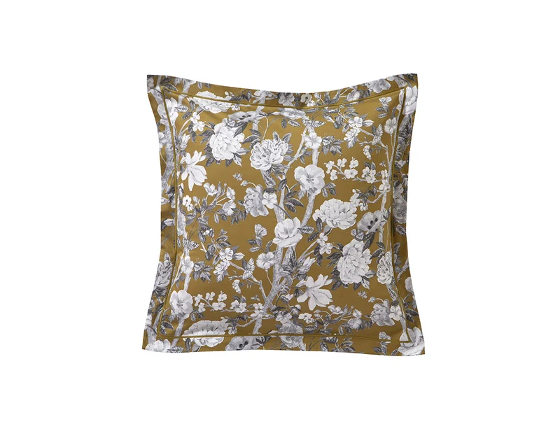 Taie d'oreiller Satin de coton - IMPERIAL Olive