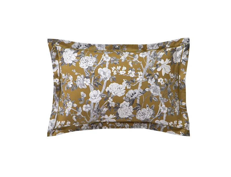 Taie d'oreiller Satin de coton - IMPERIAL Olive