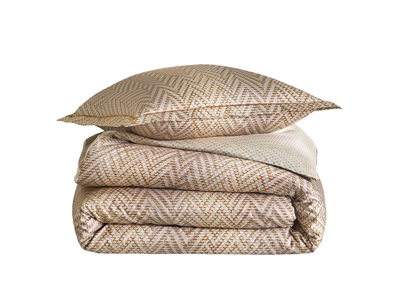 Housse de couette Satin de coton - GRAVITY Dune