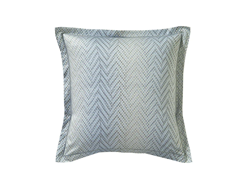 Taie d'oreiller Satin de coton - GRAVITY Bleu Céleste