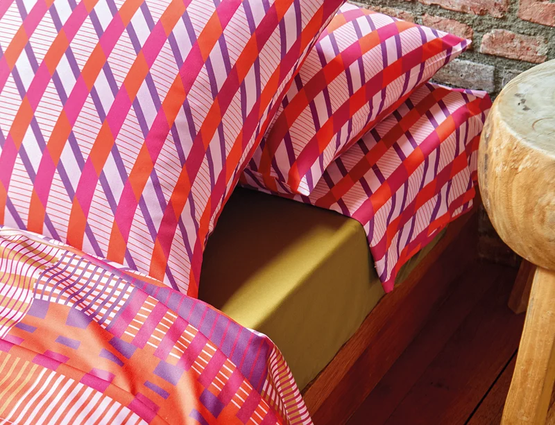 Housse de couette Satin de coton - FUSION Ultraviolet
