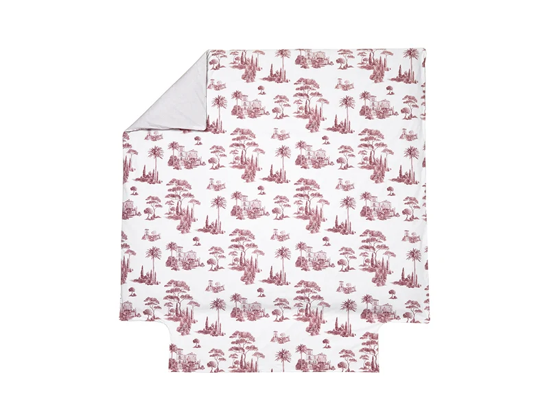 PROMENADE Bois de Rose - Percale de coton
