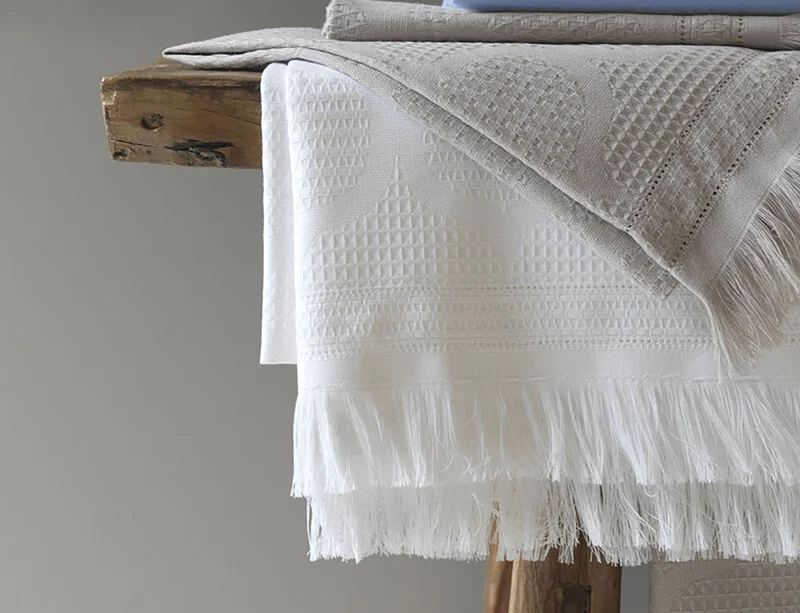 Serviettes de toilette Coton - HERA Argile
