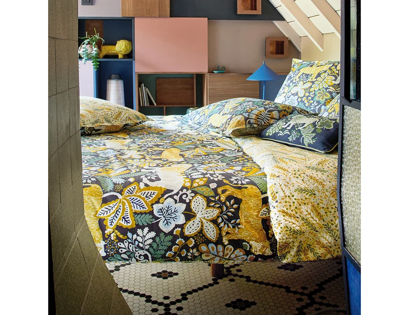 Housse de couette Percale de coton - JUNGLE Multico