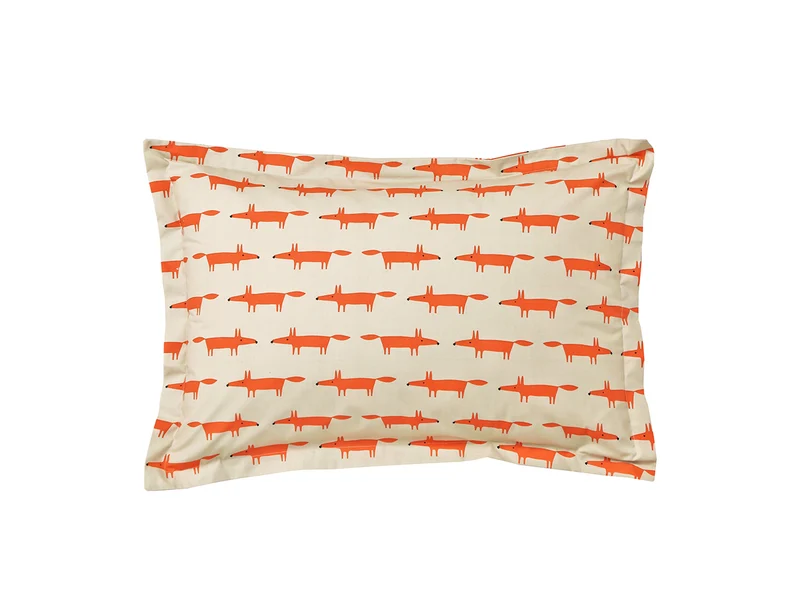 MR FOX Mandarine - Percale de coton