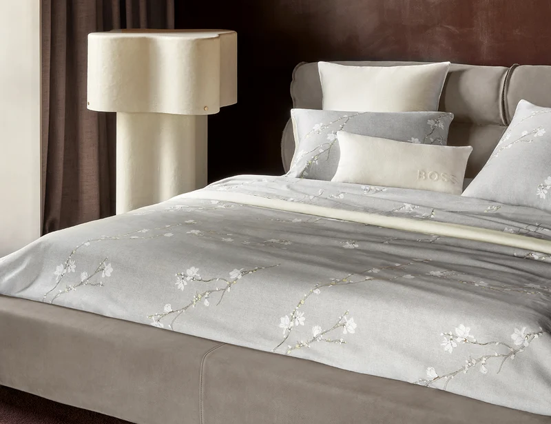 Drap housse Satin de coton - ALMOND FLOWERS