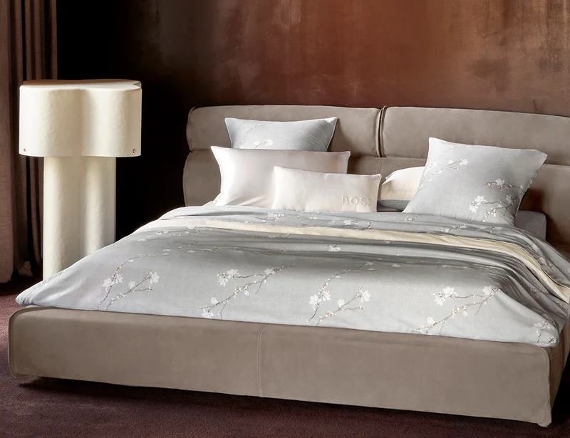 Drap housse Satin de coton - ALMOND FLOWERS