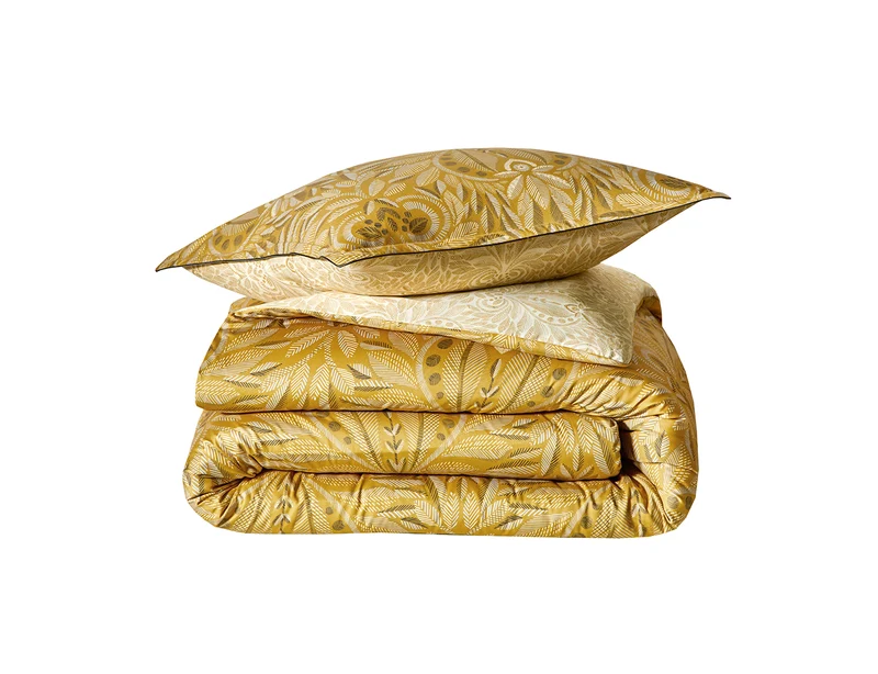 Drap plat Satin de coton - VIRTUOSO Soleil
