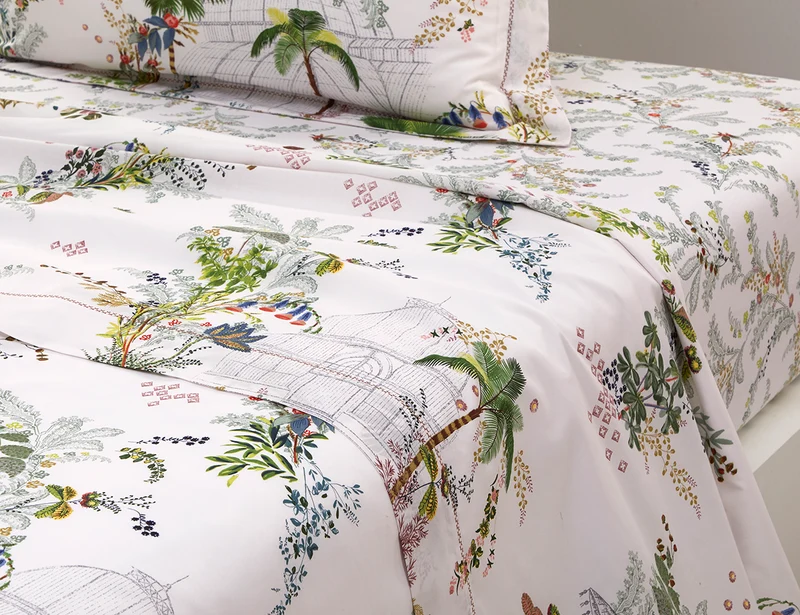 JARDINS - Percale de coton