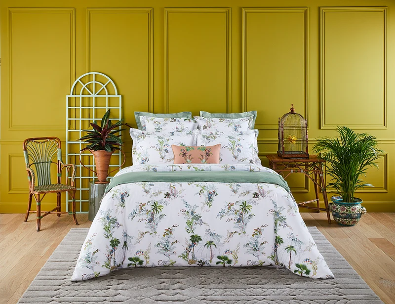 Housse de couette Batiste de coton - JARDINS