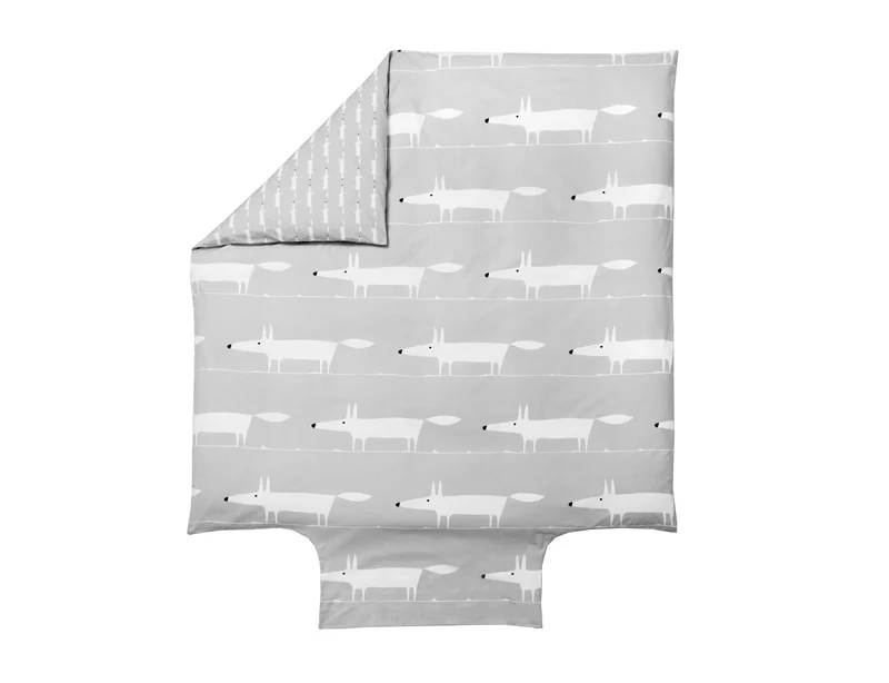 MR FOX Gris - Percale de coton