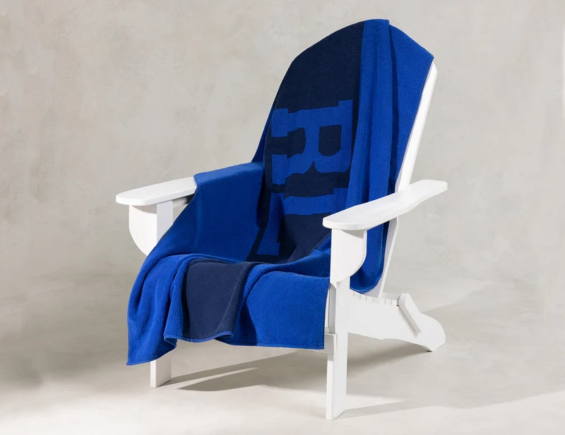Drap de plage - RL Signature Bleu - Ralph Lauren